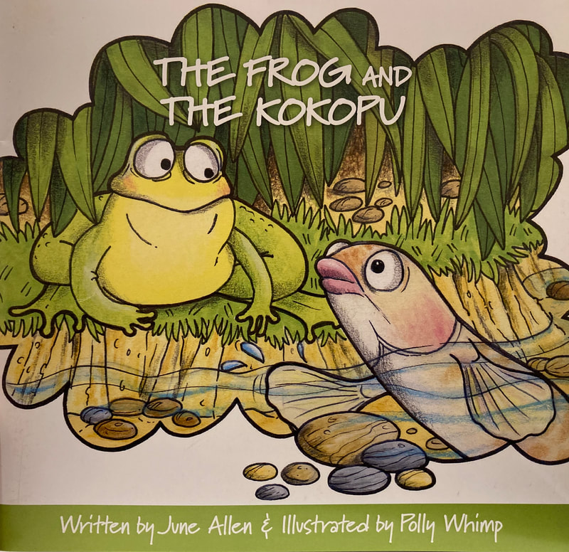 The frog and the kokopu by June Allen